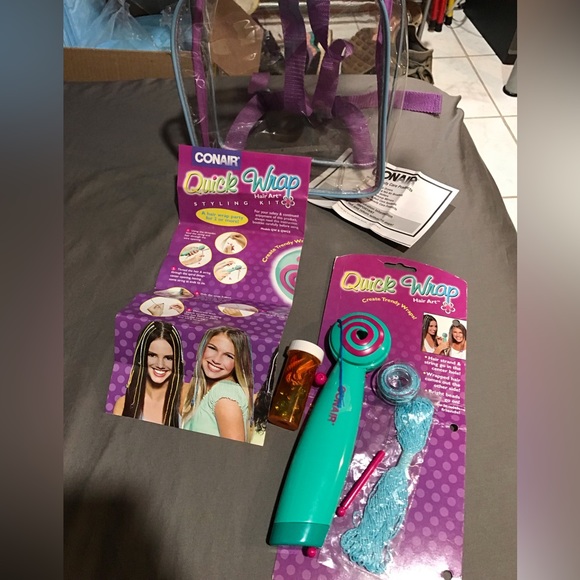 conair Bath, Skin & Hair Rare Vintage Conair Quick Wrap Hair Art